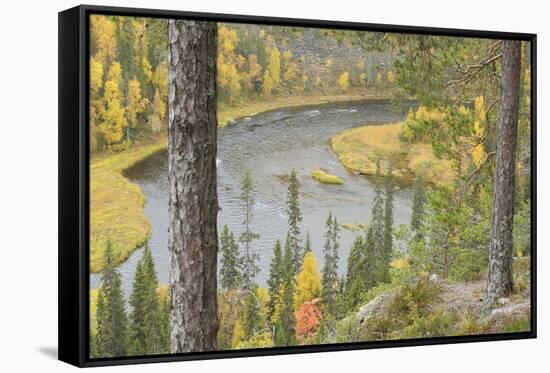 Kitkajoki River, Oulanka National Park, Finland, September 2008-Widstrand-Framed Stretched Canvas