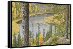 Kitkajoki River, Oulanka National Park, Finland, September 2008-Widstrand-Framed Stretched Canvas