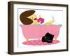 Kitten and Me - Turtle-Sheree Boyd-Framed Giclee Print