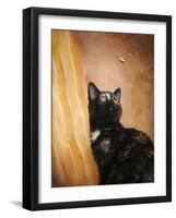 Kitten and the Butterfly-Jai Johnson-Framed Giclee Print