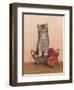 Kitten and Wool Basket-Janet Pidoux-Framed Giclee Print