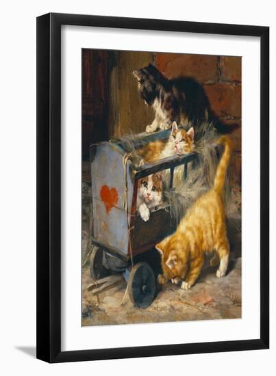 Kitten Carriage-Julius Adam-Framed Art Print