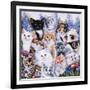 Kitten Collage-Jenny Newland-Framed Giclee Print