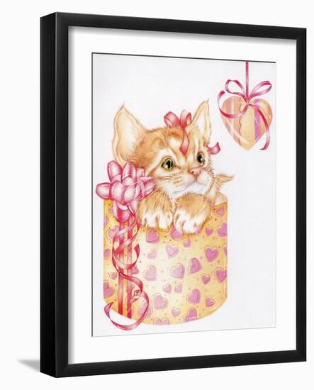 Kitten Heart-Karen Middleton-Framed Giclee Print