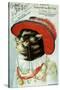 Kitten In A Hat Wearing Eyeglasses-Spencer Optical-Stretched Canvas