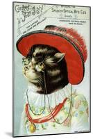Kitten In A Hat Wearing Eyeglasses-Spencer Optical-Mounted Art Print