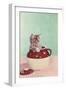 Kitten in a Jug-null-Framed Art Print