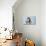 Kitten in Blue Jug-null-Photographic Print displayed on a wall