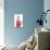 Kitten in Red Jug-null-Stretched Canvas displayed on a wall