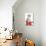Kitten in Red Jug-null-Stretched Canvas displayed on a wall