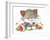 Kitten in the flowers-ZPR Int’L-Framed Giclee Print