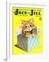 Kitten - Jack and Jill, August 1957-Wilmer Wickham-Framed Giclee Print