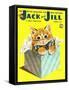 Kitten - Jack and Jill, August 1957-Wilmer Wickham-Framed Stretched Canvas