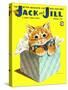 Kitten - Jack and Jill, August 1957-Wilmer Wickham-Stretched Canvas