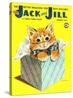 Kitten - Jack and Jill, August 1957-Wilmer Wickham-Stretched Canvas