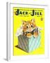 Kitten - Jack and Jill, August 1957-Wilmer Wickham-Framed Giclee Print