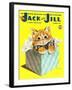 Kitten - Jack and Jill, August 1957-Wilmer Wickham-Framed Giclee Print