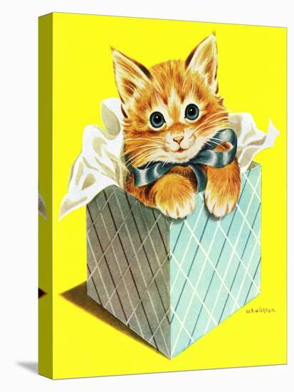 Kitten - Jack and Jill, August 1957-Wilmer Wickham-Stretched Canvas