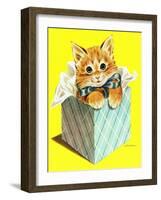 Kitten - Jack and Jill, August 1957-Wilmer Wickham-Framed Giclee Print