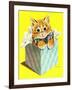 Kitten - Jack and Jill, August 1957-Wilmer Wickham-Framed Giclee Print