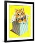 Kitten - Jack and Jill, August 1957-Wilmer Wickham-Framed Giclee Print