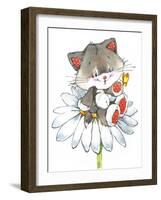 Kitten on a Flower-ZPR Int’L-Framed Giclee Print