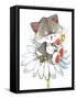 Kitten on a Flower-ZPR Int’L-Framed Stretched Canvas