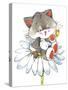 Kitten on a Flower-ZPR Int’L-Stretched Canvas