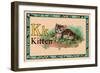 Kitten-null-Framed Art Print