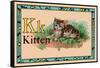 Kitten-null-Framed Stretched Canvas