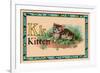 Kitten-null-Framed Art Print