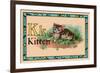 Kitten-null-Framed Art Print