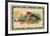 Kitten-null-Framed Art Print