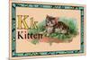 Kitten-null-Mounted Art Print