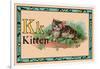 Kitten-null-Framed Art Print