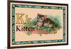 Kitten-null-Framed Art Print
