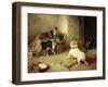 Kittens and Dog, 1881-Walter Hunt-Framed Giclee Print