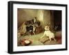 Kittens and Dog, 1881-Walter Hunt-Framed Giclee Print