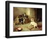 Kittens and Dog, 1881-Walter Hunt-Framed Giclee Print