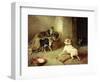 Kittens and Dog, 1881-Walter Hunt-Framed Giclee Print