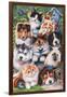 Kittens and Puppies in the Garden-Jenny Newland-Framed Giclee Print