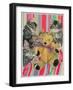 Kittens and Teddy-Anne Robinson-Framed Giclee Print