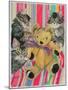 Kittens and Teddy-Anne Robinson-Mounted Giclee Print