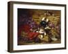 Kittens at Play-Léon Charles Huber-Framed Giclee Print