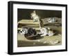 Kittens at Play-Siegwald Dahl-Framed Giclee Print