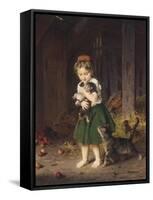 Kittens, c.1865-Ludwig Knaus-Framed Stretched Canvas