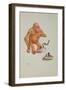 Kittens in a Hat-Lawson Wood-Framed Art Print