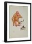 Kittens in a Hat-Lawson Wood-Framed Art Print