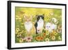 Kittens in the Garden-William Vanderdasson-Framed Giclee Print