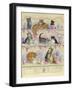 Kittens on Dresser-Janet Pidoux-Framed Giclee Print